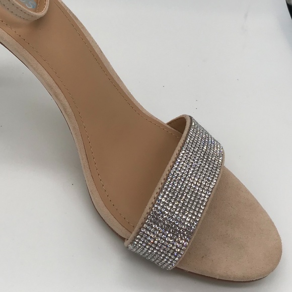 Cream Sparkly Heels - Picture 2 of 4